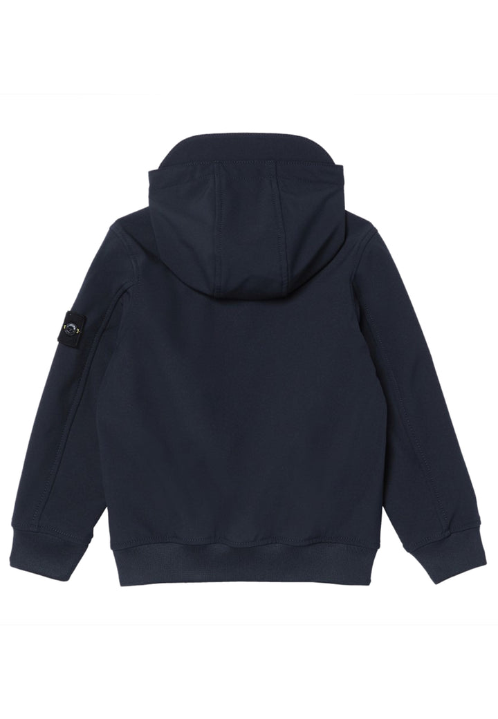 ViaMonte Shop | Stone Island giubbino blu navy bambino in tessuto tecnico