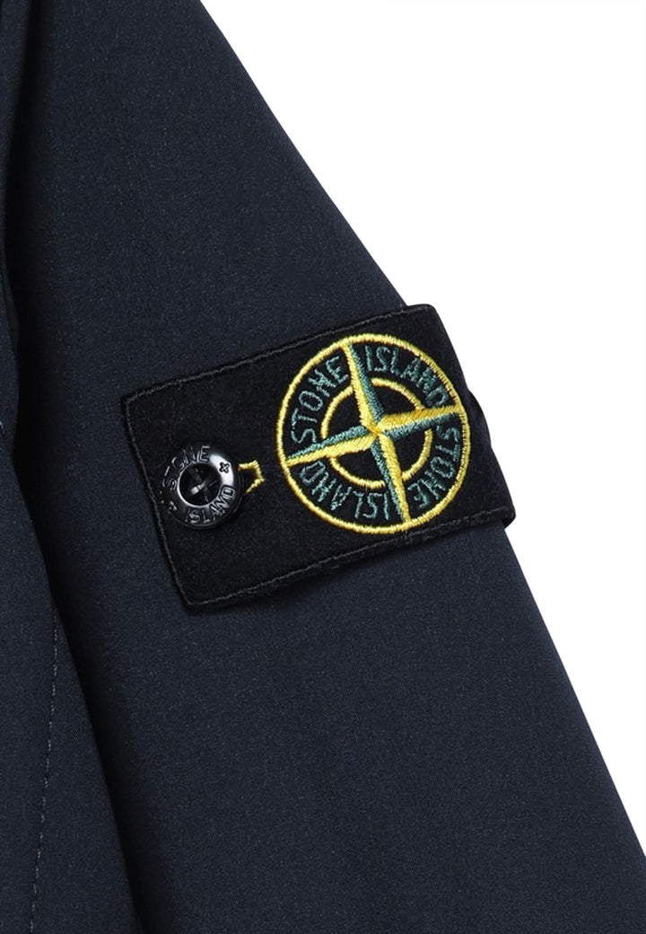 ViaMonte Shop | Stone Island giubbino blu navy bambino in tessuto tecnico