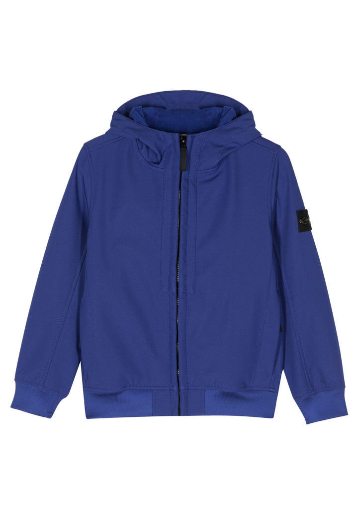 ViaMonte Shop | Stone Island giubbino blu bambino in tessuto tecnico