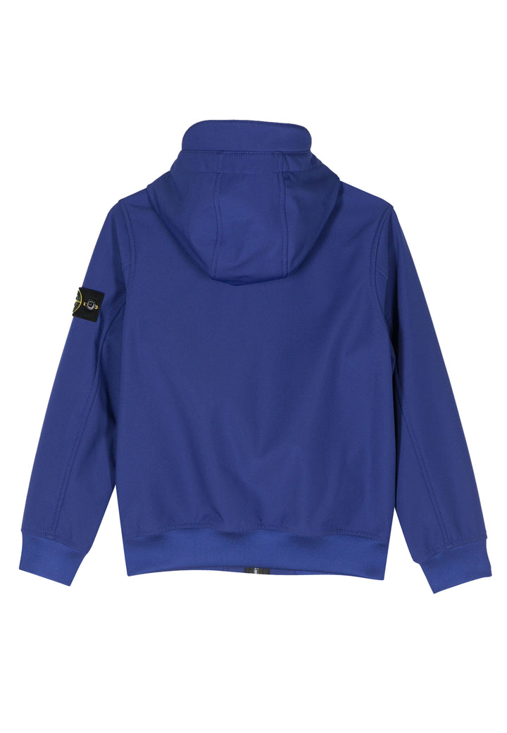 ViaMonte Shop | Stone Island giubbino blu bambino in tessuto tecnico