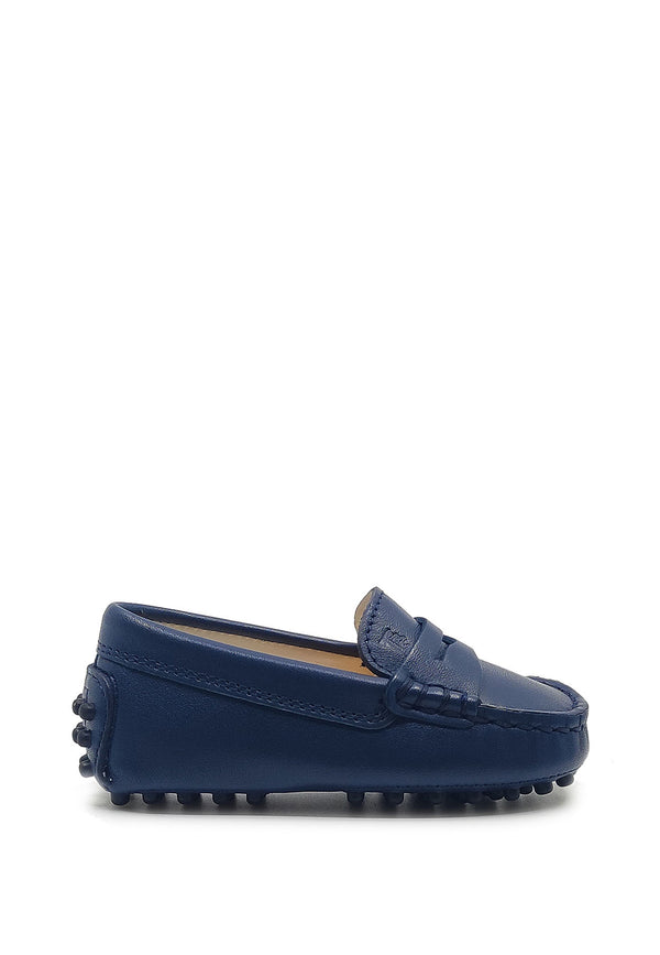 ViaMonte Shop | Tod's mocassino blu bambino in pelle