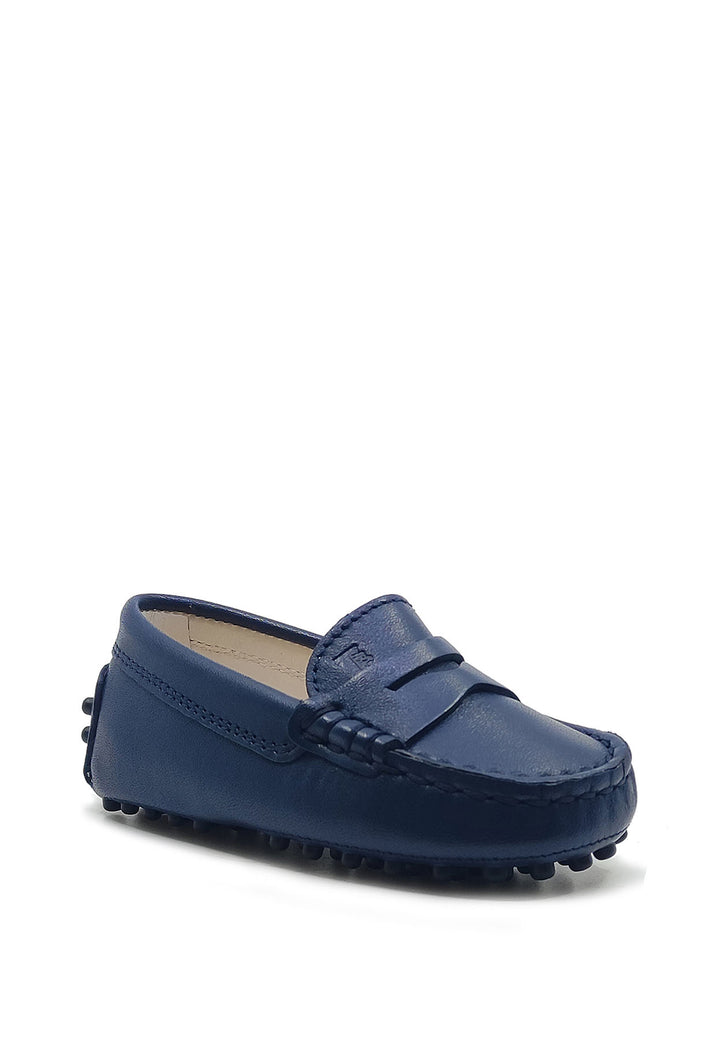 ViaMonte Shop | Tod's mocassino blu bambino in pelle