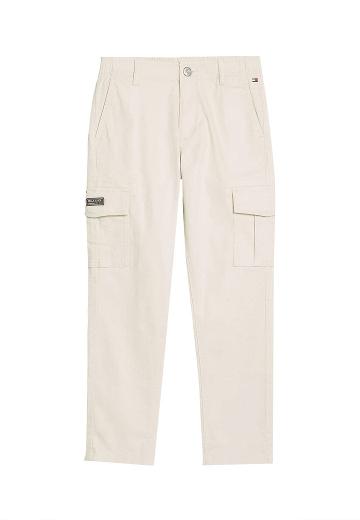 ViaMonte Shop | Tommy Hilfiger pantalone beige bambino in cotone