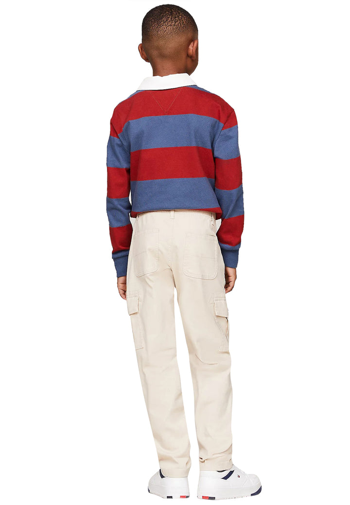 ViaMonte Shop | Tommy Hilfiger pantalone beige bambino in cotone