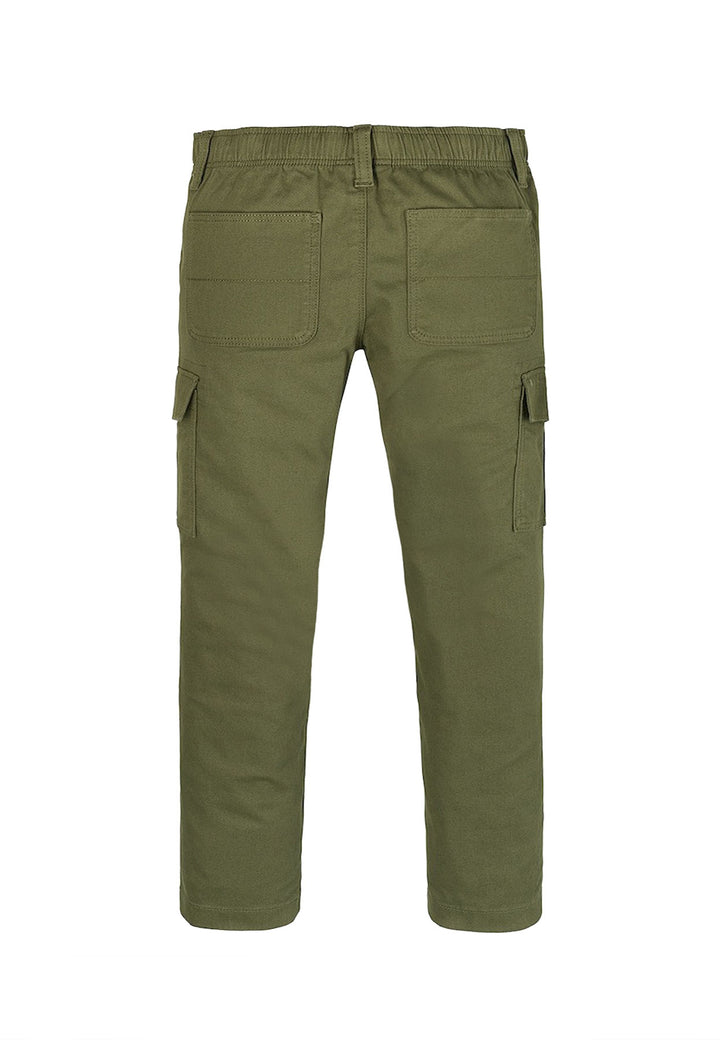 ViaMonte Shop | Tommy Hilfiger pantalone verde bambino in cotone