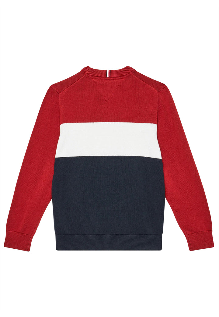 ViaMonte Shop | Tommy Hilfiger maglia multicolor bambino in cotone