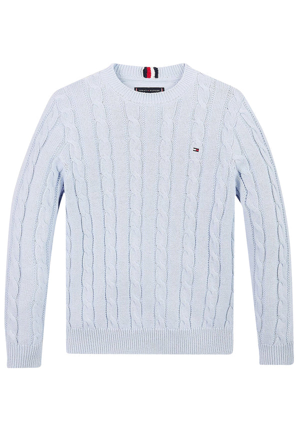 ViaMonte Shop | Tommy Hilfiger maglia celeste bambino in cotone