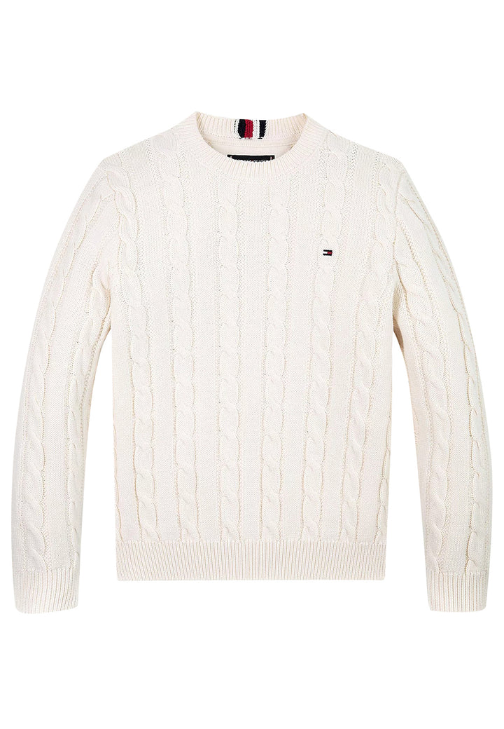 ViaMonte Shop | Tommy Hilfiger maglia bianca neonato in cotone