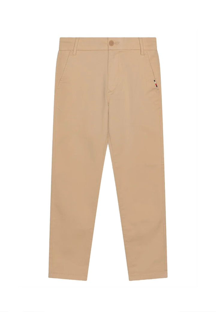 ViaMonte Shop | Tommy Hilfiger pantalone beige bambino in cotone