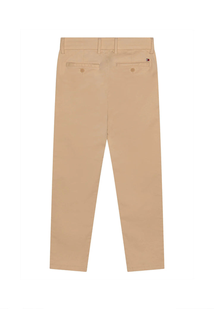 ViaMonte Shop | Tommy Hilfiger pantalone beige bambino in cotone