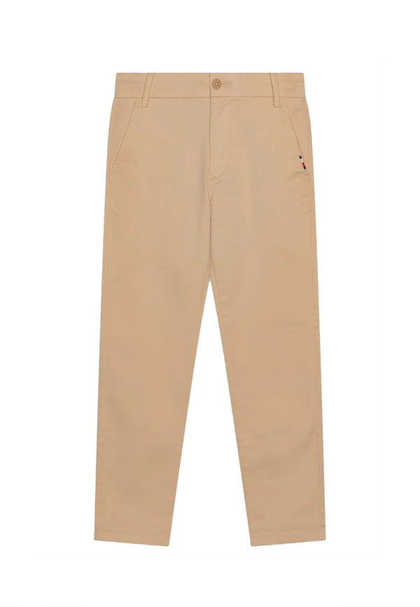 ViaMonte Shop | Tommy Hilfiger pantalone beige neonato in cotone