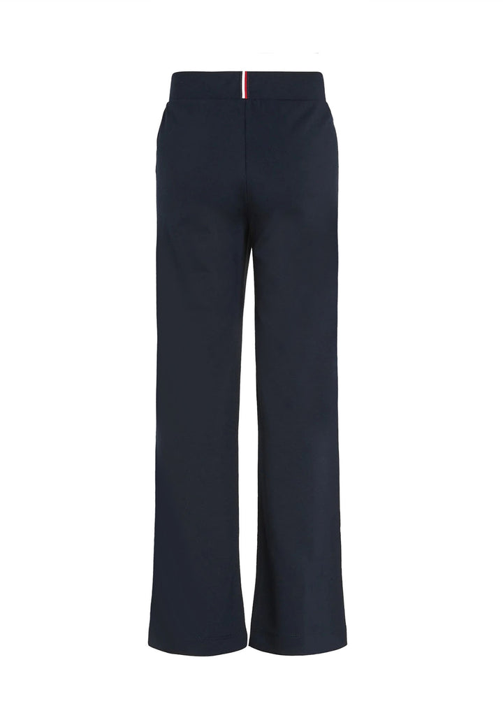 ViaMonte Shop | Tommy Hilfiger pantalone blu bambina in misto modal