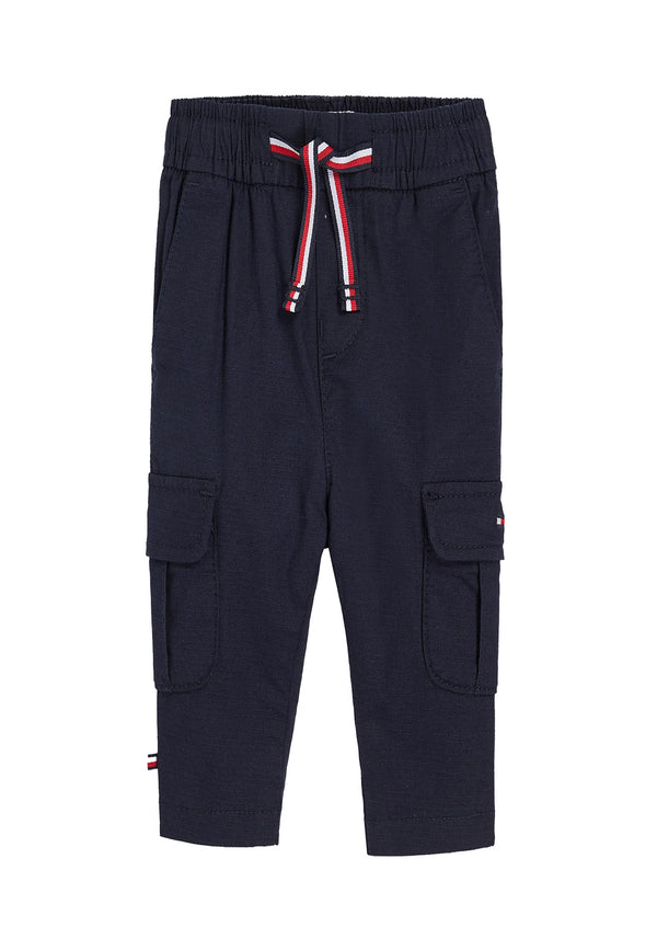 ViaMonte Shop | Tommy Hilfiger pantalone blu bambino in cotone