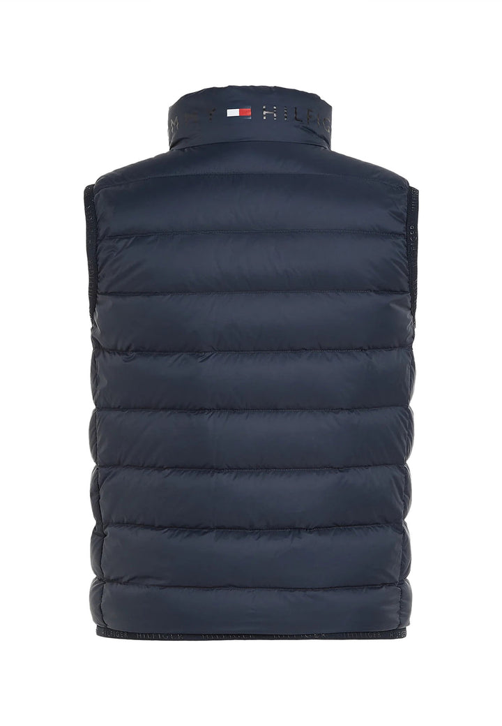 ViaMonte Shop | Tommy Hilfiger smanicato blu bambino in nylon tecnico