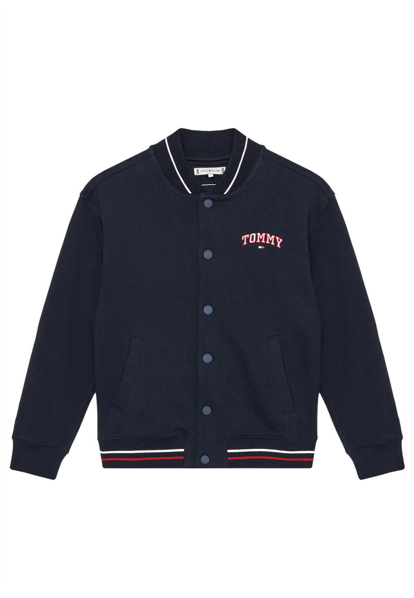 ViaMonte Shop | Tommy Hilfiger bomber blu bambino in cotone