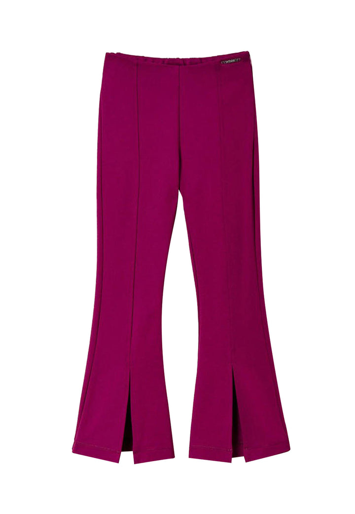 ViaMonte Shop | Twinset pantalone viola bambina in viscosa