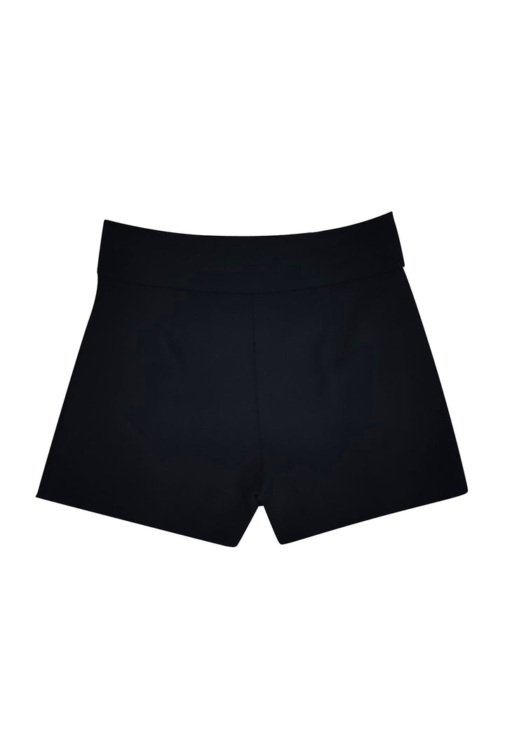 ViaMonte Shop | Twinset shorts neri bambina in misto viscosa