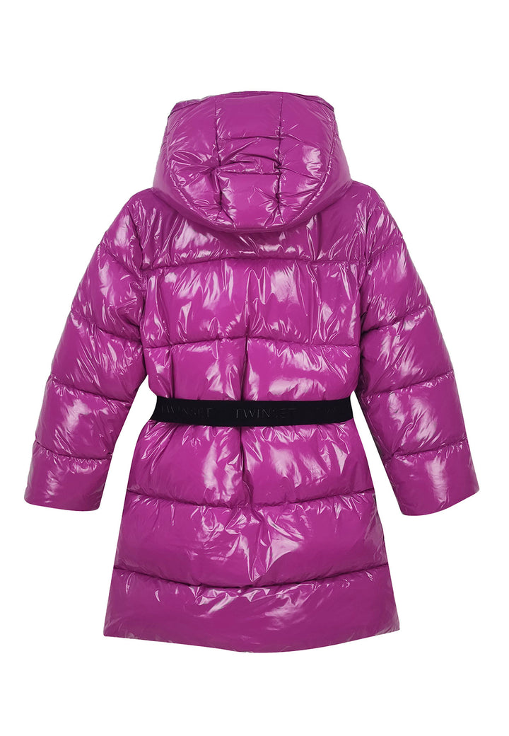 ViaMonte Shop | Twinset giubbino magenta purple bambina in nylon