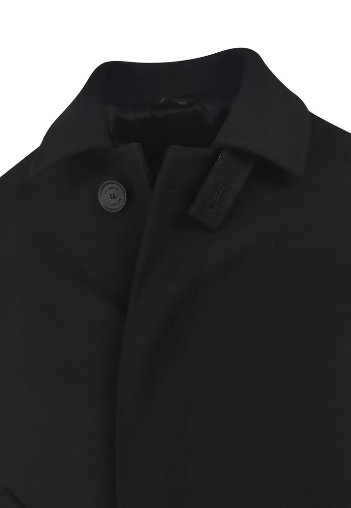 ViaMonte Shop | Ungaro Paris cappotto uomo nero in misto lana