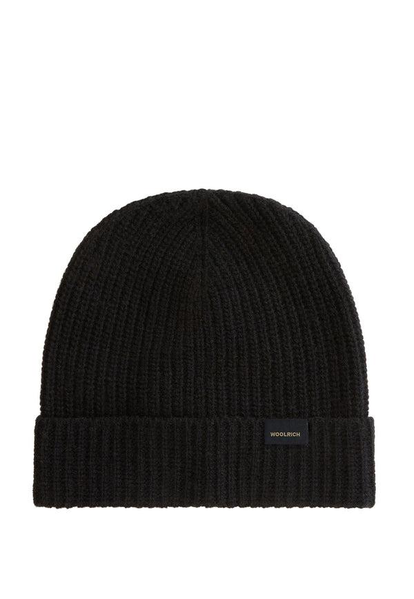 ViaMonte Shop | Woolrich cappello nero uomo in lana