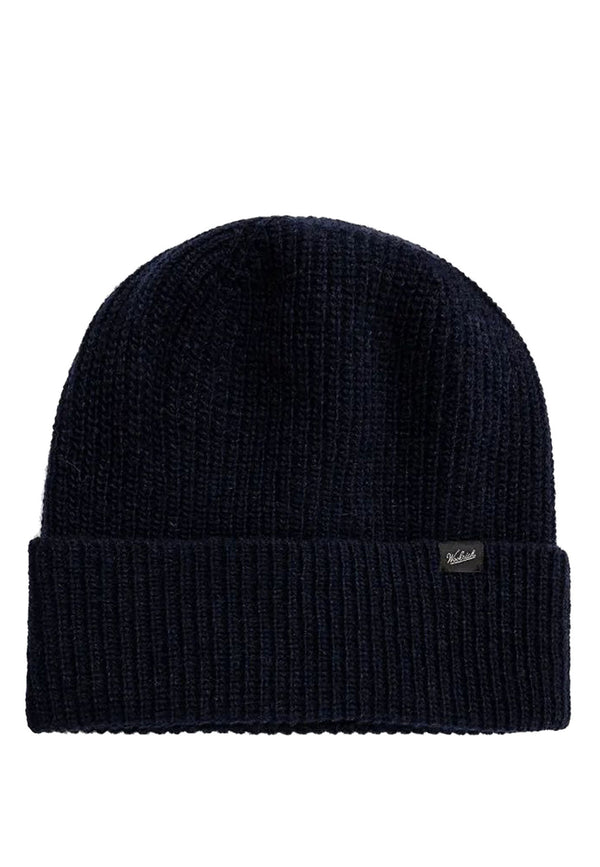 ViaMonte Shop | Woolrich cappello blu uomo in misto lana