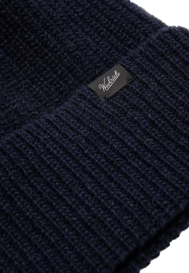 ViaMonte Shop | Woolrich cappello blu uomo in misto lana