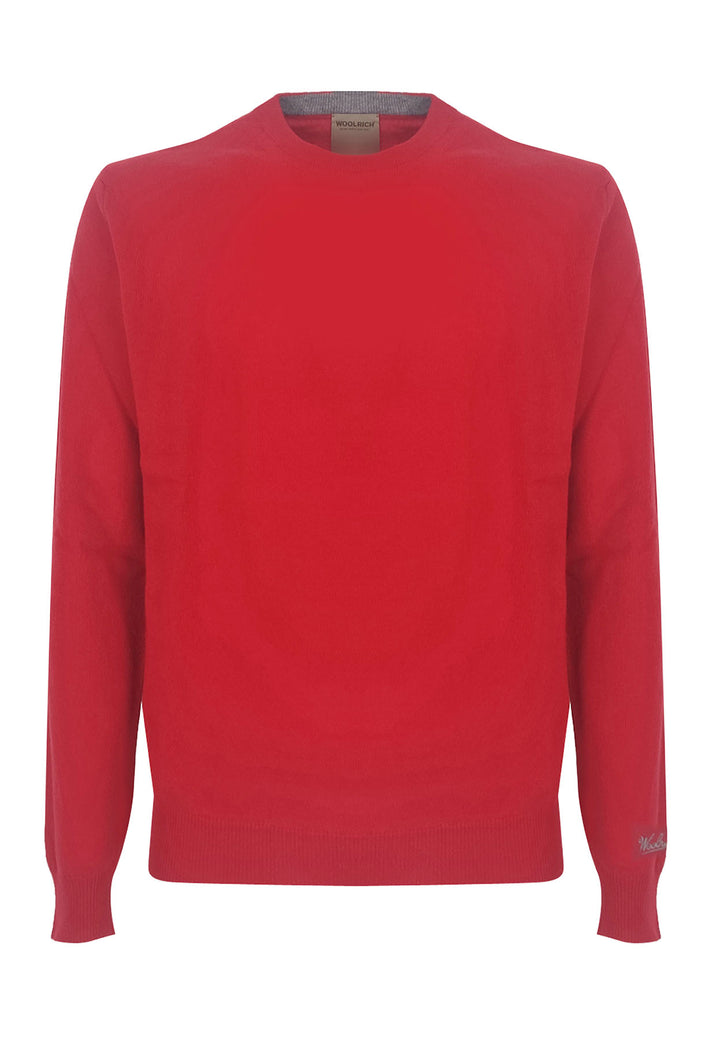 ViaMonte Shop | Woolrich maglia rossa uomo in lana