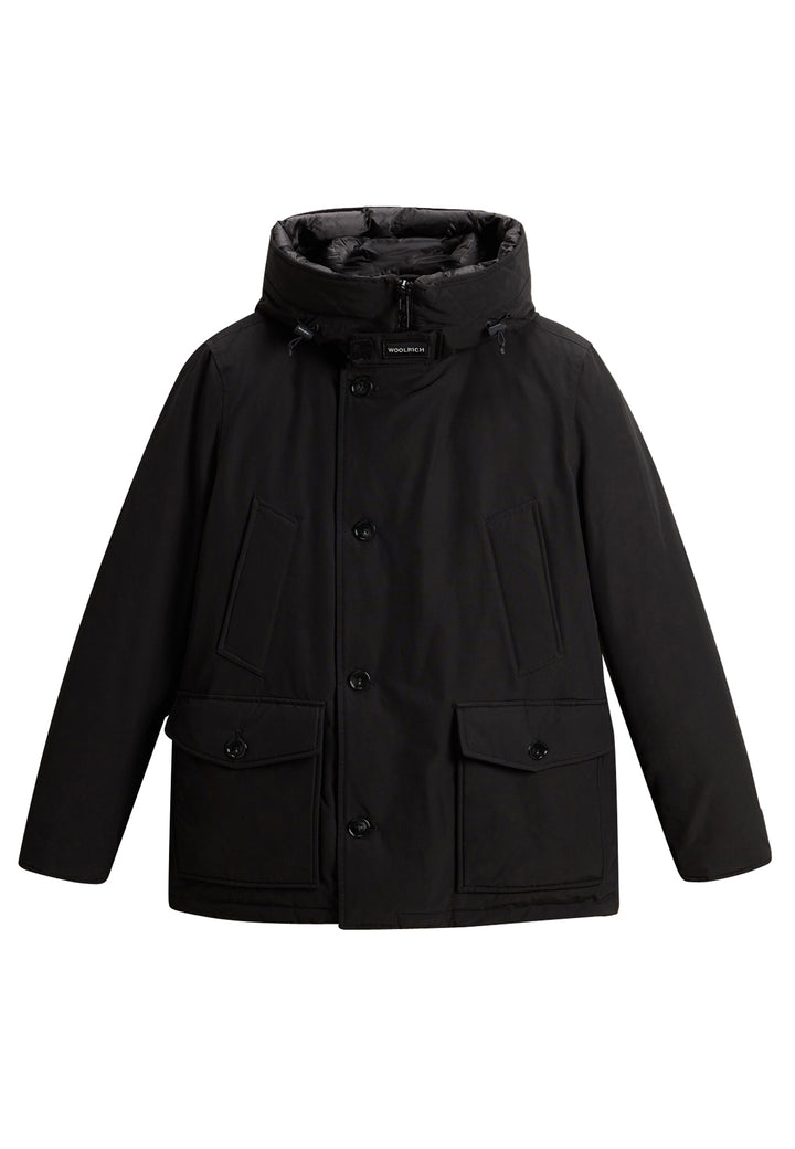 ViaMonte Shop | Woolrich giubbino bomber nero uomo in ramar cloth