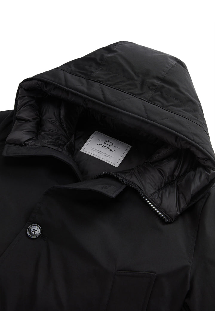 ViaMonte Shop | Woolrich giubbino bomber nero uomo in ramar cloth