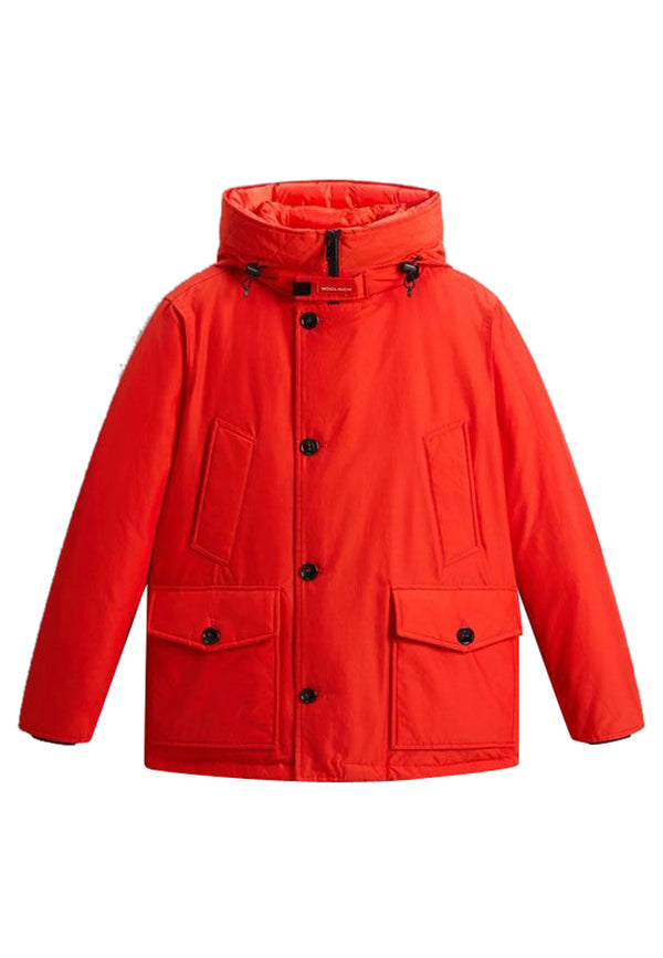 ViaMonte Shop | Woolrich giubbino rosso uomo in Ramar cloth