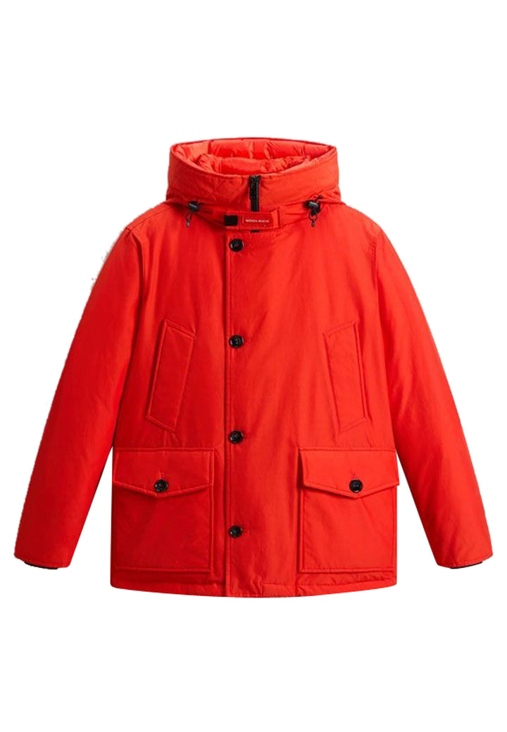 ViaMonte Shop | Woolrich giubbino rosso uomo in Ramar cloth