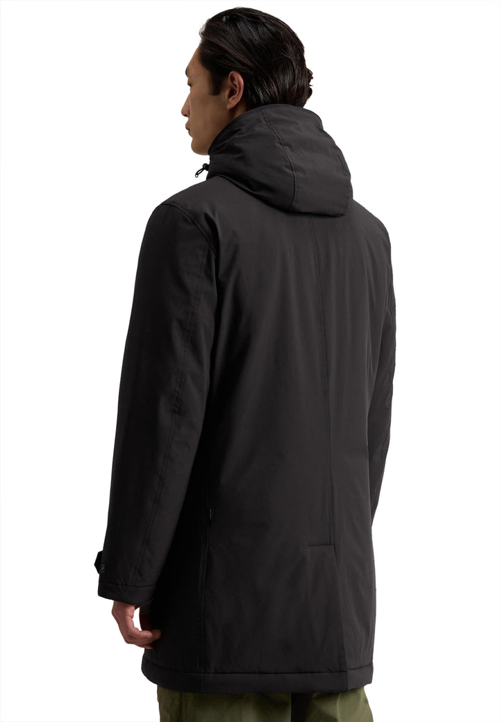 ViaMonte Shop | Woolrich giubbino 2in1 uomo nero in nylon elasticizzato