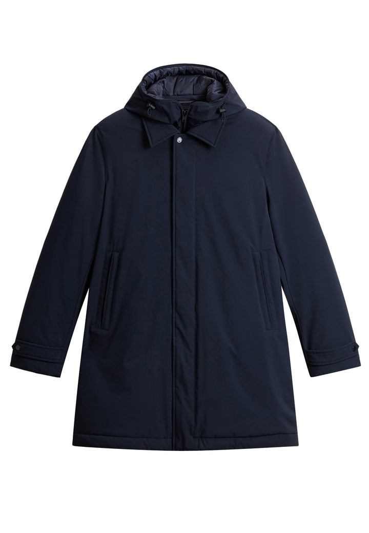 ViaMonte Shop | Woolrich giubbino 2in1 uomo blu in nylon elasticizzato