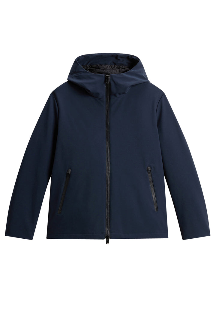 ViaMonte Shop | Woolrich giubbino Pacific blu uomo in softshell