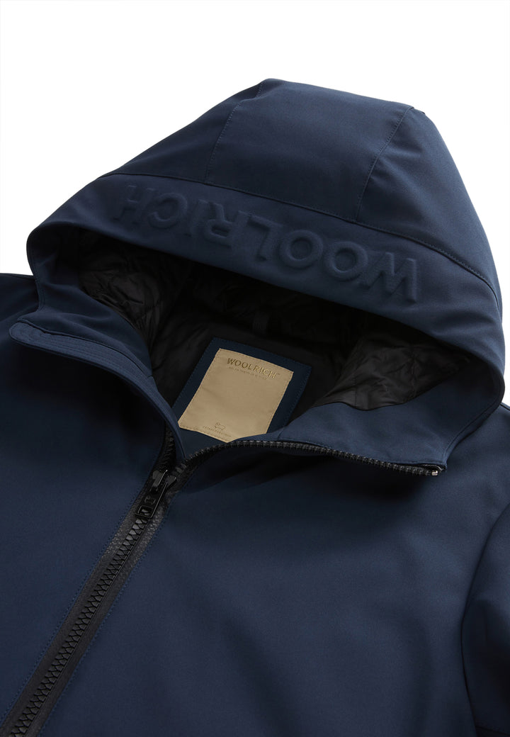 ViaMonte Shop | Woolrich giubbino Pacific blu uomo in softshell