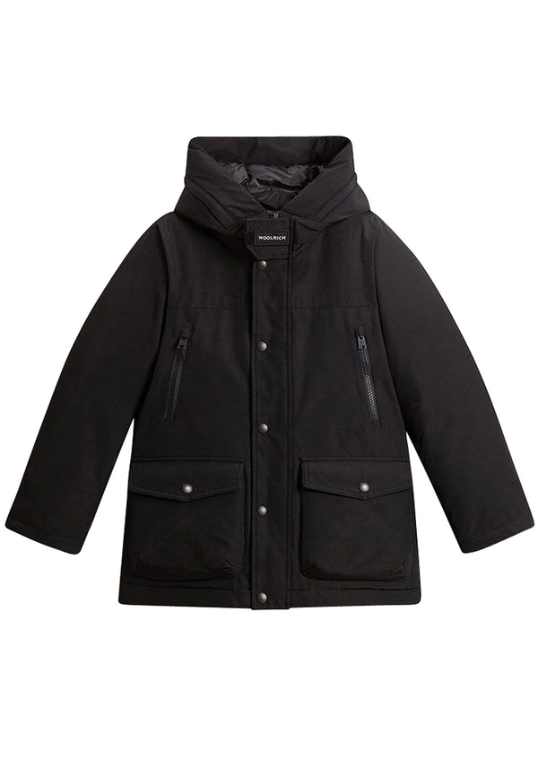 ViaMonte Shop | Woolrich kids giubbino New Arctic Parka Bering sea bambino in tessuto Ramar