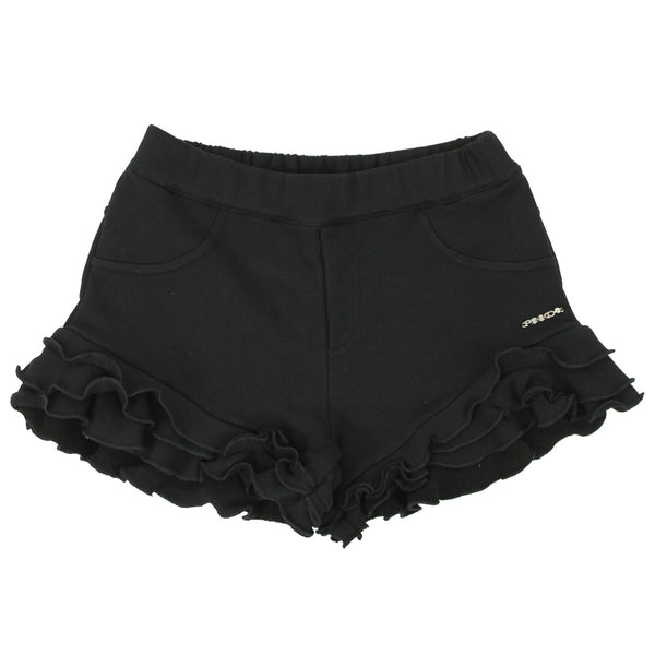 ViaMonte Shop | Pinko shorts bambina nero in felpa di cotone