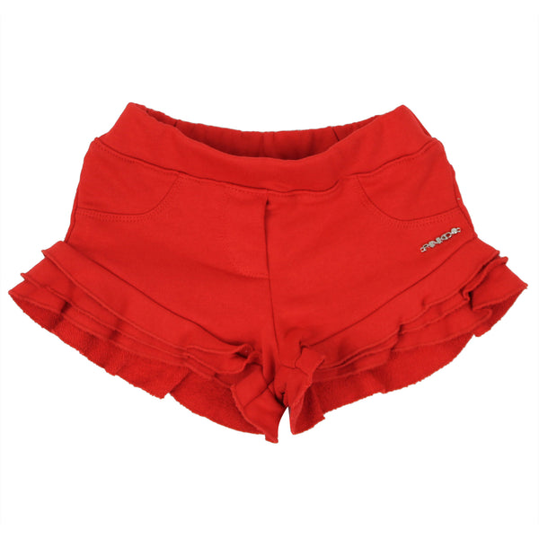 ViaMonte Shop | Pinko bambina shorts rosso in felpa di cotone