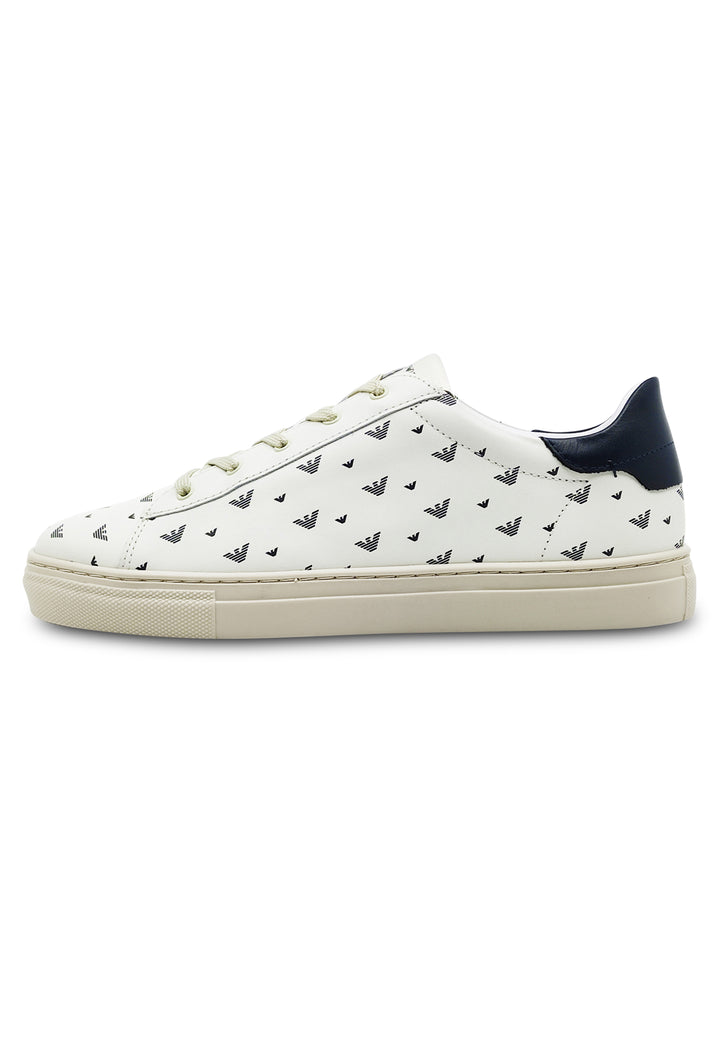 ViaMonte Shop | Emporio Armani sneakers basse bianche ragazzo in pelle