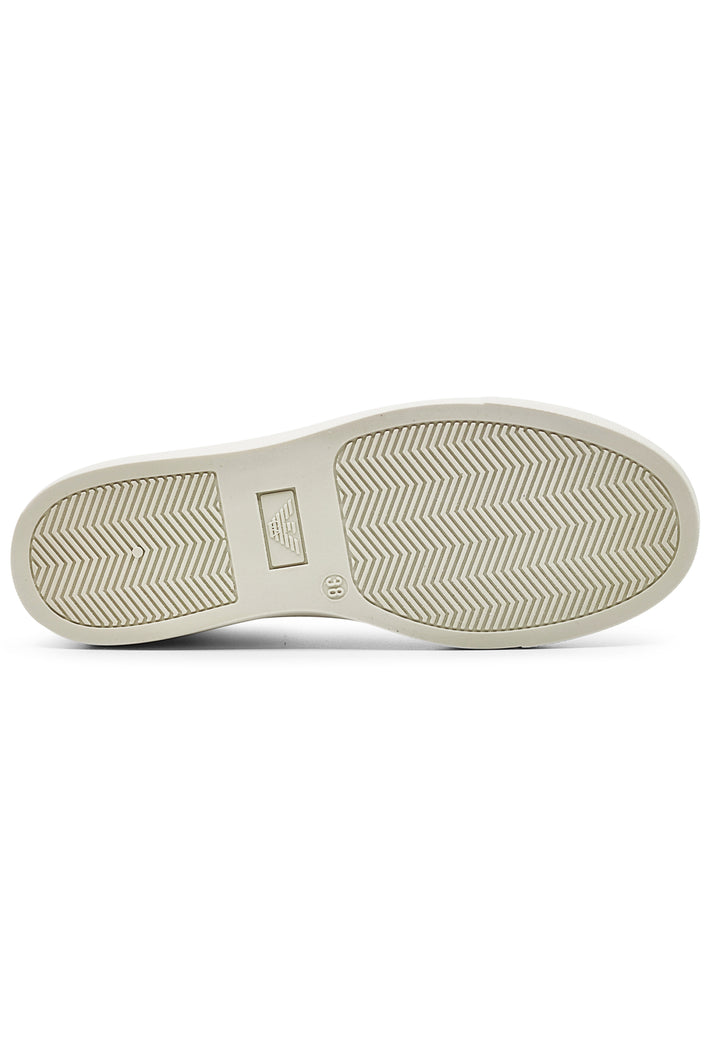 ViaMonte Shop | Emporio Armani sneakers basse bianche ragazzo in pelle