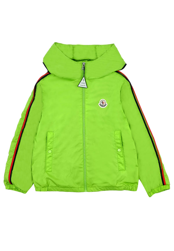 ViaMonte Shop | Moncler Enfant giacca Hattab verde chiaro bambino in nylon