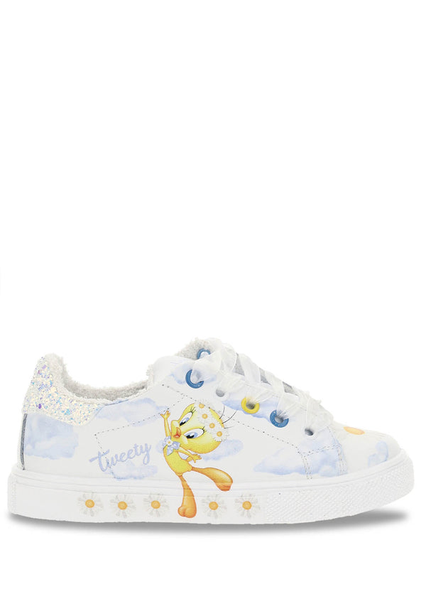 Monnalisa sneakers girl in printed leather