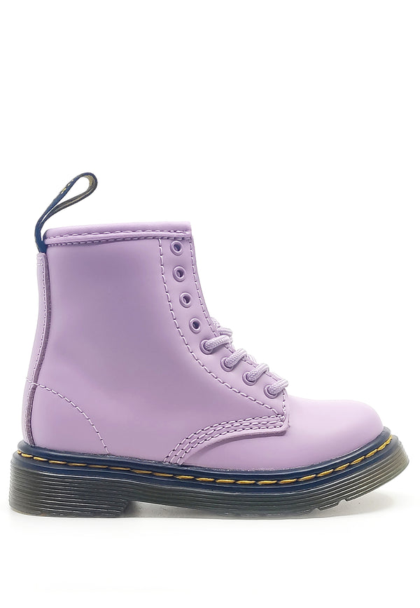 ViaMonte Shop | Dr Martens stivaletti lilla ragazza in pelle