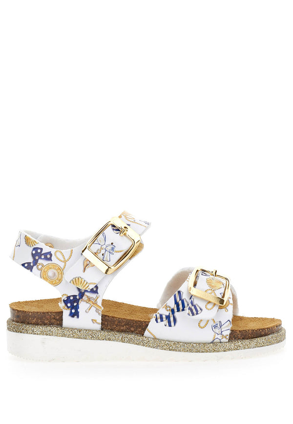 Monnalisa white sandals girl