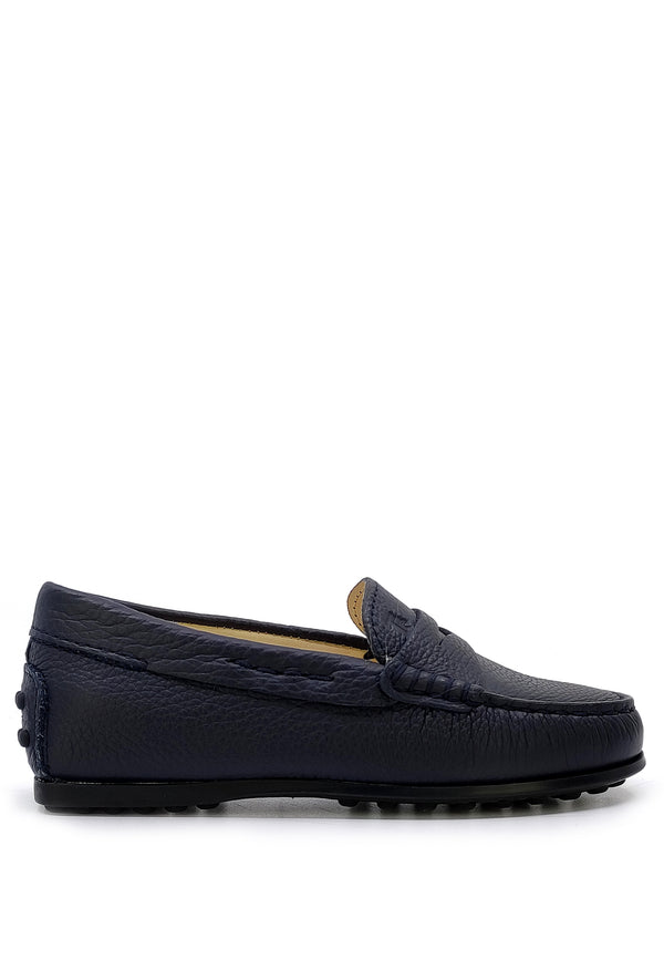 ViaMonte Shop | Tod's scarpe mocassino bambino blu in pelle