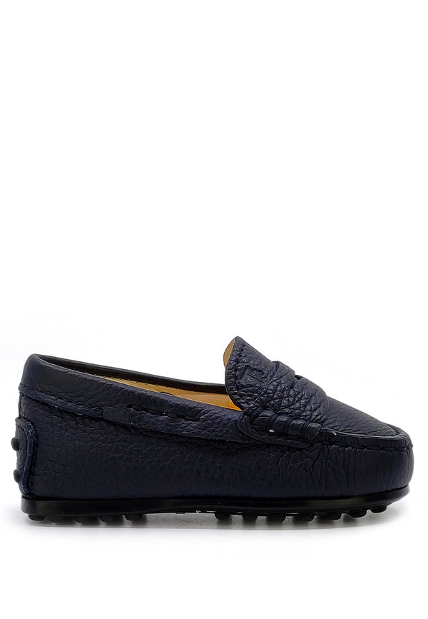 ViaMonte Shop | Tod's scarpe mocassino bambino blu in pelle