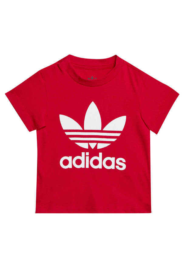 Adidas t-shirt trefoil red cotton child