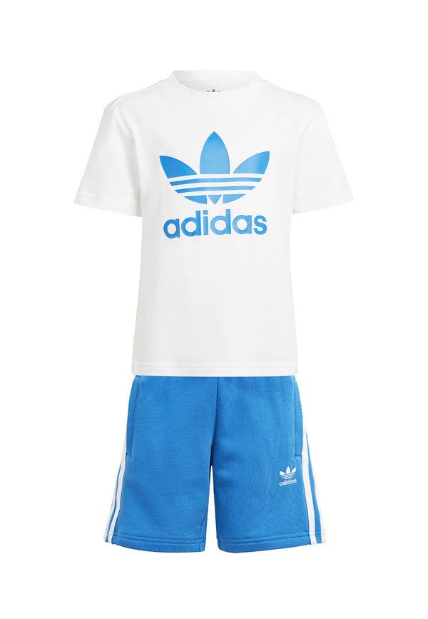 Adidas complete white/blue baby in cotton