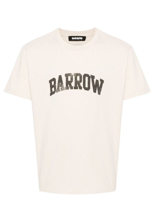 ViaMonte Shop | Barrow t-shirt beige unisex in cotone