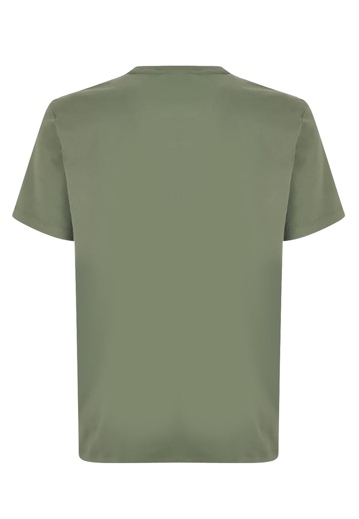 ViaMonte Shop | Dondup t-shirt verde militare uomo in cotone